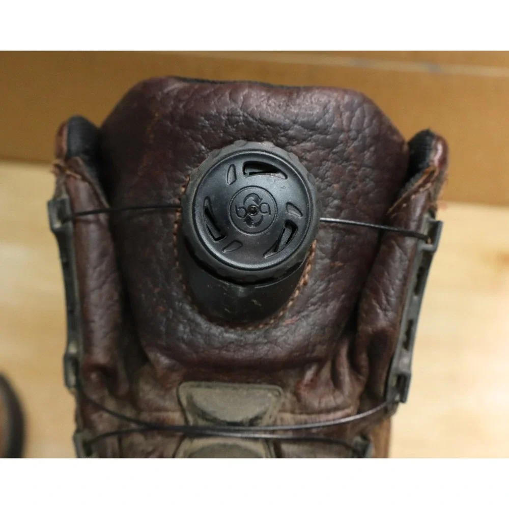 LL Bean BOA Technical Mens Brown Leather Waterproof Hunting Boots GoreTex Size 6